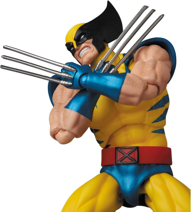 Medicom Toy Mafex Nr. 096 Wolverine Comic Ver. Aktionsfigur Japan Beamter