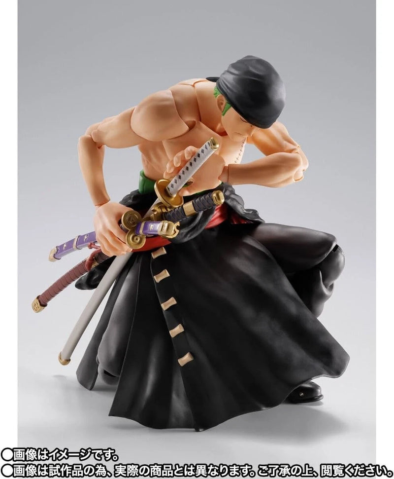 BANDAI S.H.Figuarts ONE PIECE Roronoa Zoro The King Of Hell Action Figure JAPAN
