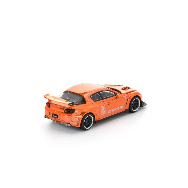 Mazda RX-8 RE-Amemiya Chrome Orange 1/64 Voiture miniature JAPON OFFICIEL