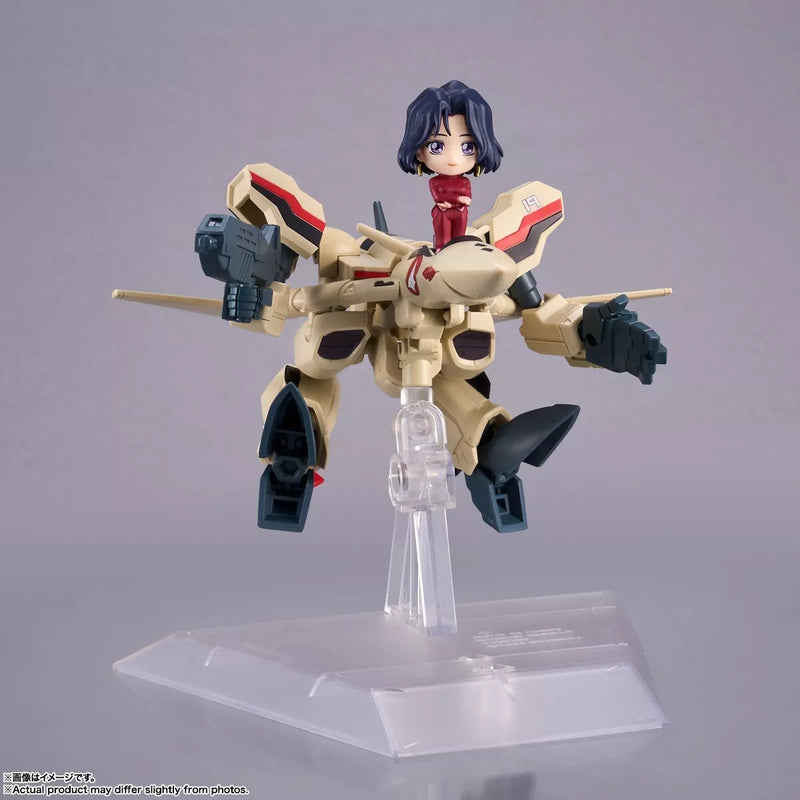 BANDAI Tiny Session Macross Plus YF-19 with Myung Fang Lone Action Figure JAPAN