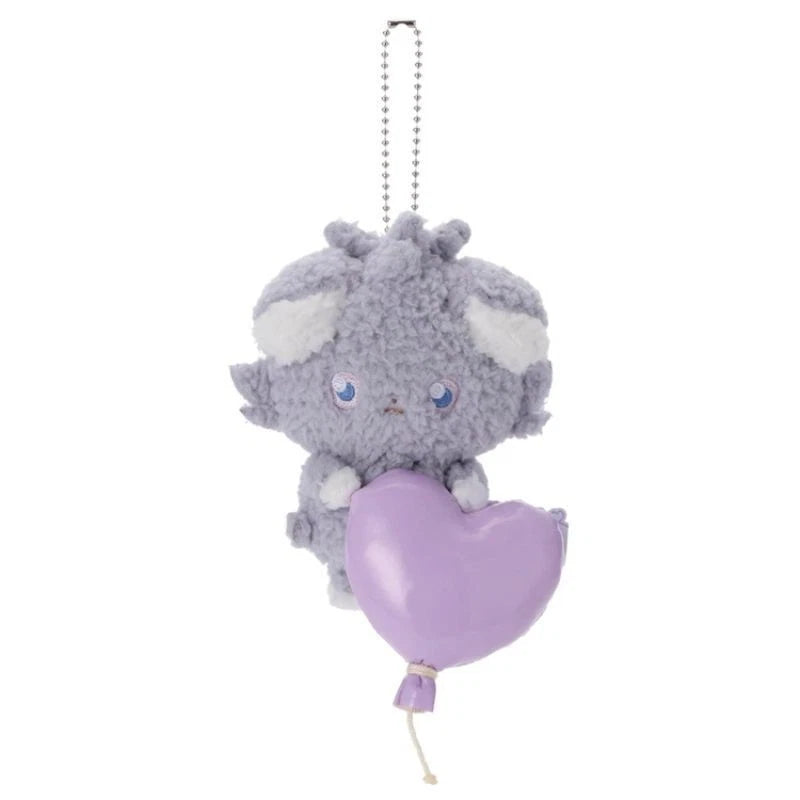 Pokemon Pokepeace Espurr Mellow Heart Plush Keychain JAPAN OFFICIAL