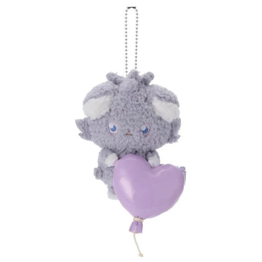 Pokemon Pokepeace Espurr Mellow Heart Plush Keychain JAPAN OFFICIAL