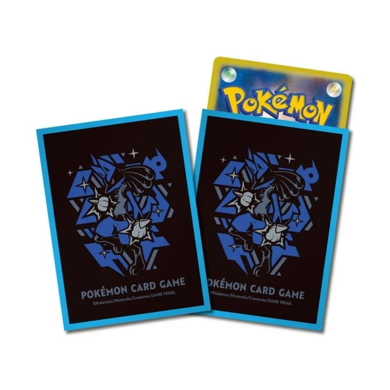 Pokemon Center Original Card Sleeves Premium Gloss COOL×METAL Lucario Blue JAPAN