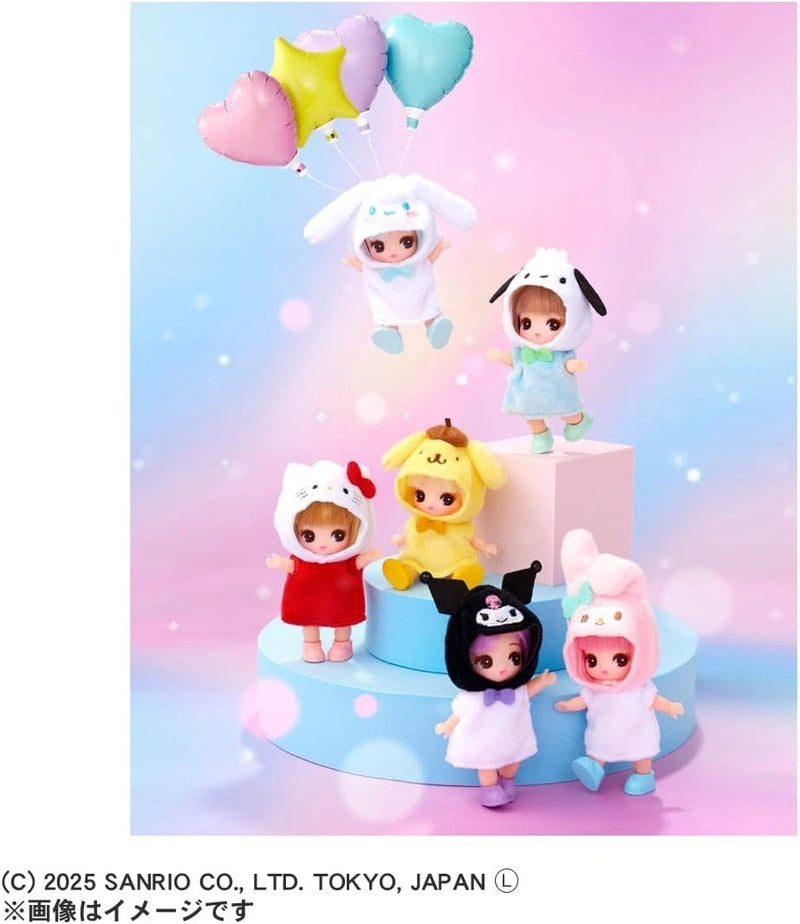 Takara Tomy Petit Licca Chan Sanrio Characters Collection 1 Random Doll JAPAN