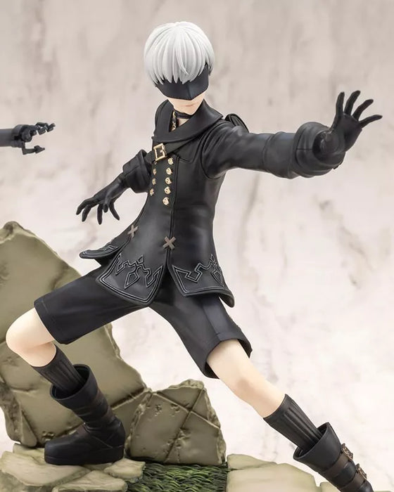 Kotobukiya Artfx J Nier: Automata Ver1.1A 9S 1/8 Figura Giappone Funzionario