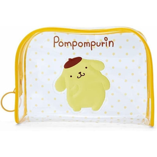 Sanrio Pompompurin Clear Pouch 933082 JAPAN OFFICIAL