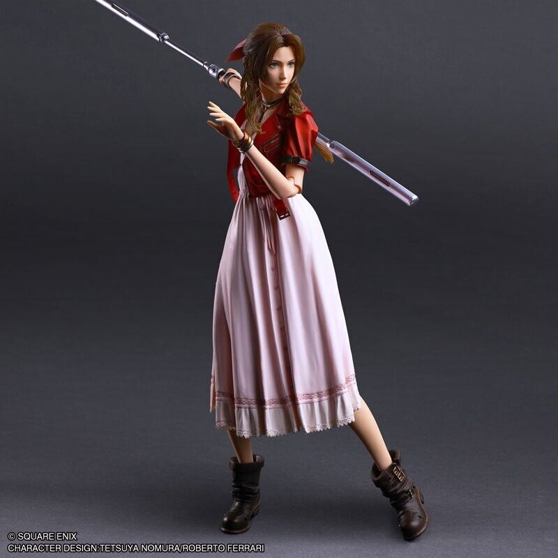 Final Fantasy VII Rebirth Play Arts Kai Aerith Gainsborough Action Figure Japon