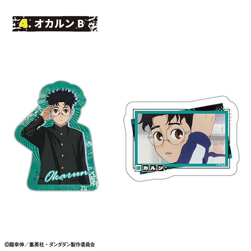 Dandadan W Diecut Clear Sticker 15Pack BOX Candy Toy JAPAN OFFICIAL