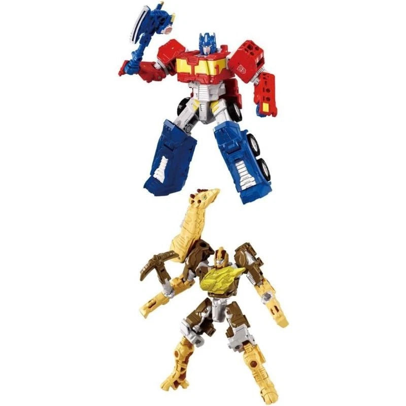 Transformers Wild King Optimus Prime & Light long WKS-01 Action Figure JAPAN