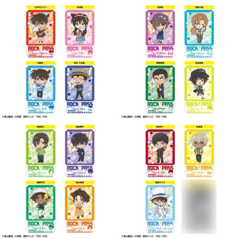 Detective Conan Rock Fes! Prism Sticker Gum Ticket Style 20Pack Box Candy Toy