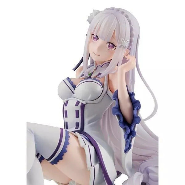 Re:ZERO Starting Life in Another World Emilia Palm size Figure JAPAN OFFICIAL