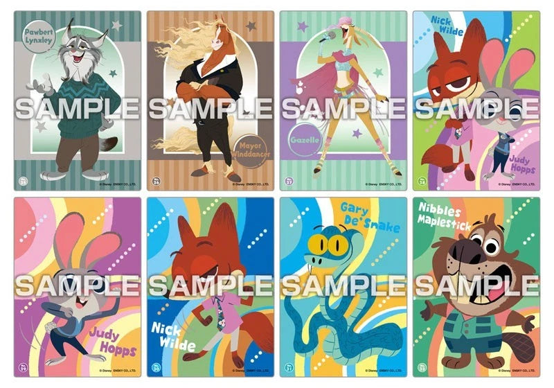 Zootopia 2 Clear Card Collection Gum 18Pack Box TCG Candy Toy JAPAN OFFICIAL