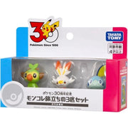 Pokemon Moncolle Pokemon 30th Anniversary Starter 3 Galar Region Figure Set
