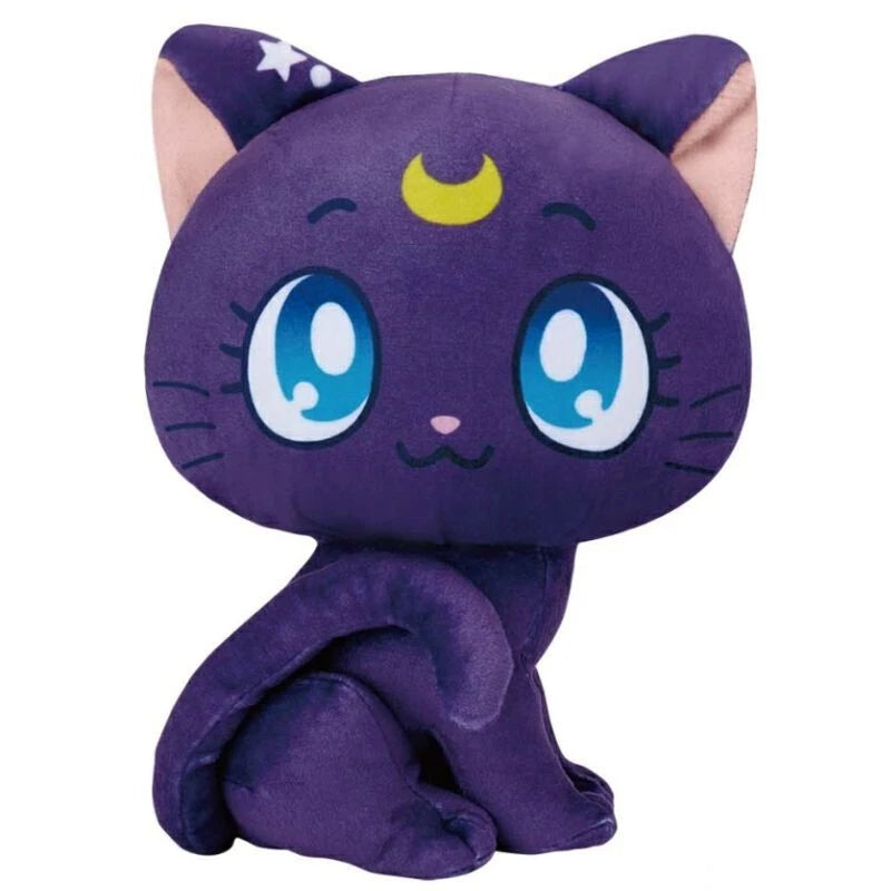 Banpresto Sailor Moon Eternal x Sanrio Characters Luna Plush JAPAN OFFICIAL