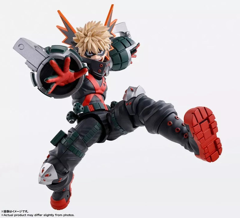 Bandai S.H.Figuarts My Hero Academia Katsuki Bakugo Acción Figura Oficial de Japón