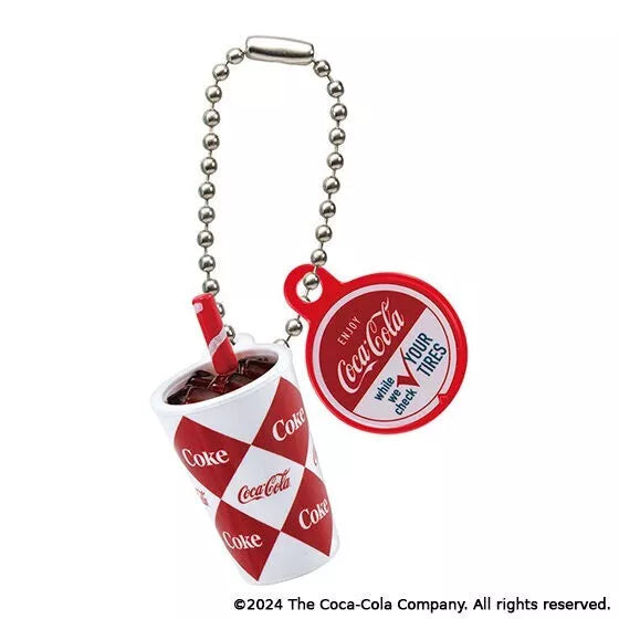 BANDAI Coca Cola Miniature Charm Complete Set Capsule Toy JAPAN OFFICIAL