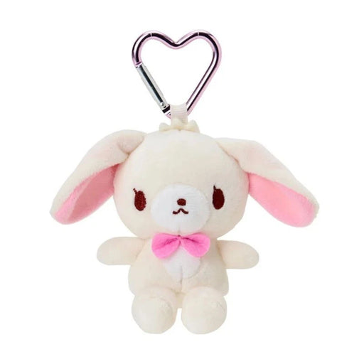 Sanrio Sugar Bunnies Mini Mascot Holder Shirousa Plush JAPAN OFFICIAL
