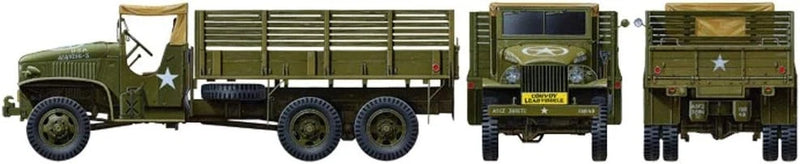 Military Miniature Series No. 48 US 2 1/2 Ton 6x6 Cargo Truck 1/48 Model Kit