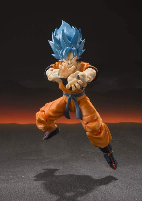 BANDAI S.H.Figuarts Dragon Ball Super Saiyan God Son Goku Action Figure JAPAN