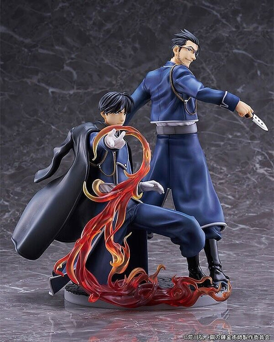 Fullmetal Alchemist Roy Mustang & Maes Hughes Figure JAPAN OFFICIAL