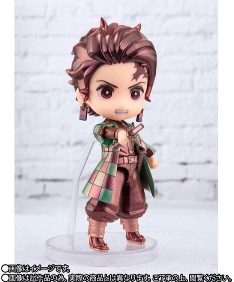 BANDAI Figuarts mini Demon Slayer Tanjiro Kamado Hinokami Kagura Action Figure