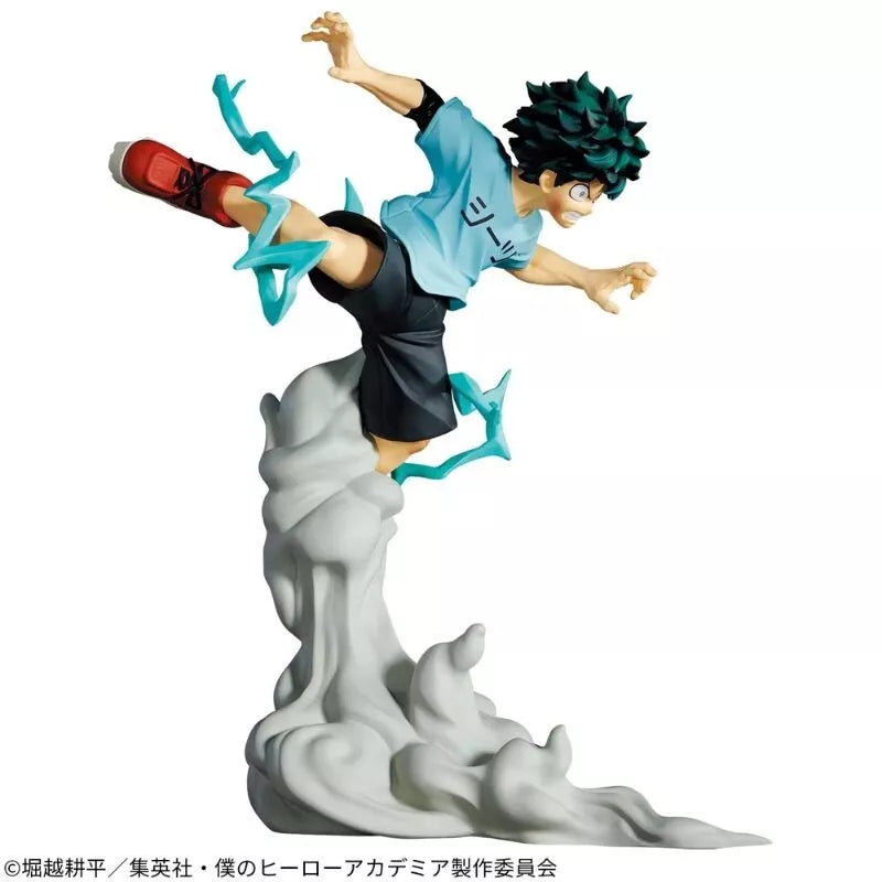 Combinaison bataille mon héros académi izuku midoriya ＆ katsuki bakugo 2 set figure