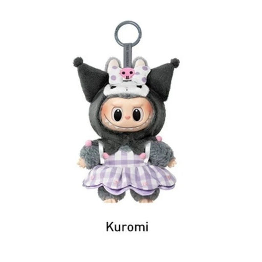 POP MART The Monsters x Sanrio Characters Plush Doll Pendant Kuromi JAPAN