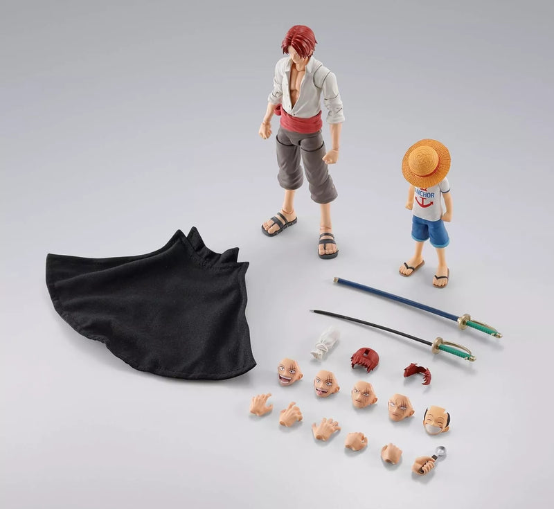 BANDAI S.H.Figuarts One Piece Shanks & Monkey D. Ruffy Kindheits-Actionfigur