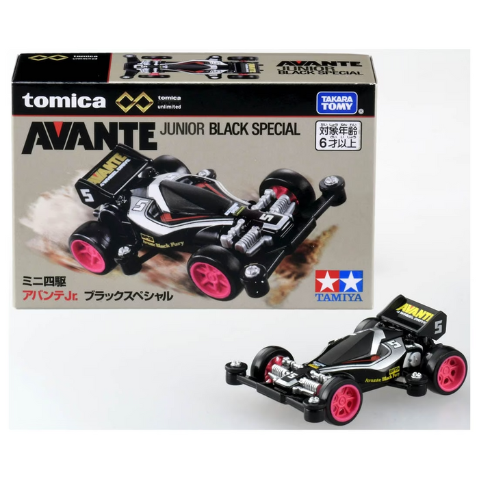 Takara Tomy Tomica Premium Unlimited Tamiya Avante Jr. Black Special Mini 4WD