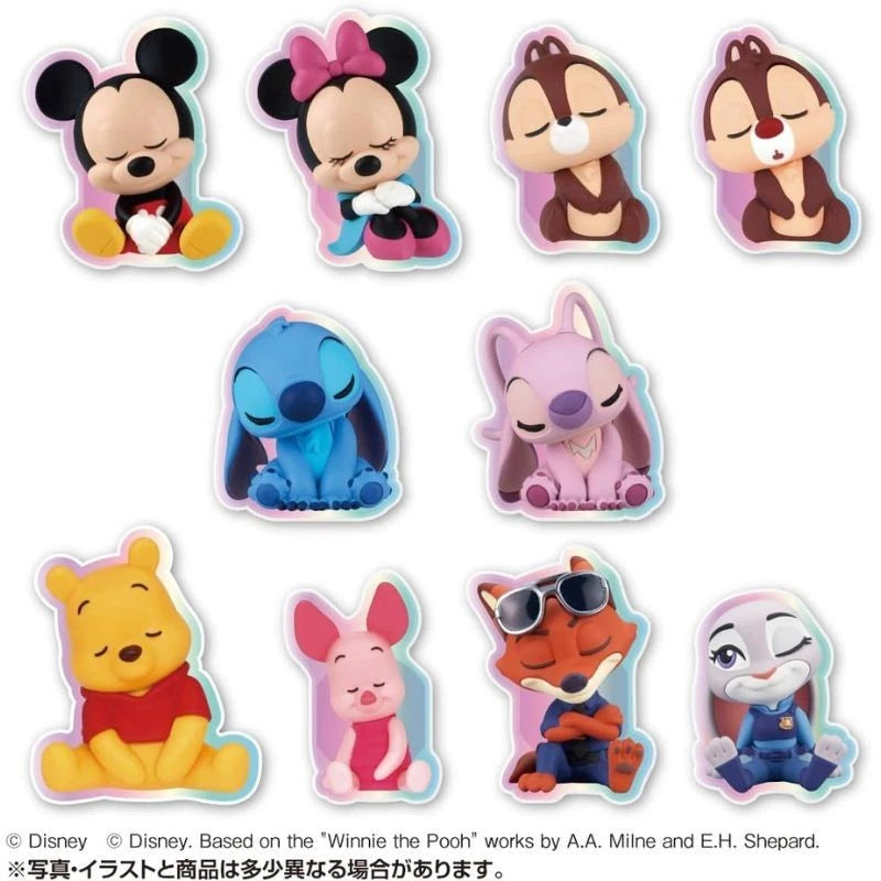 Disney Character Kurukuru Akukuri 10Pack Box Candy Toy JAPAN OFFICIAL
