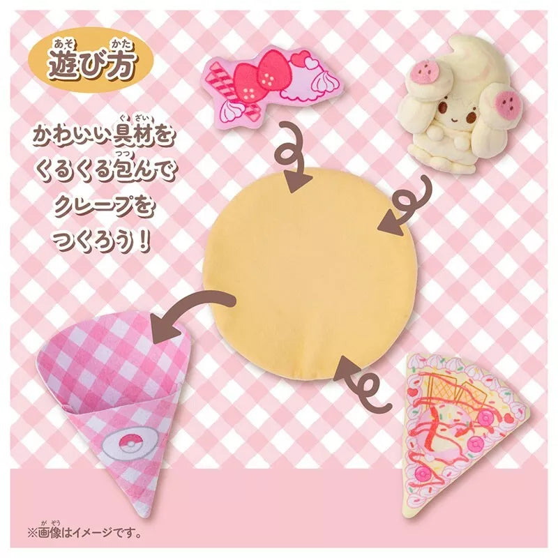 Pokemon Pokepeace KuruKuru Crepe Alcremie Peluche UFFICIALE DEL GIAPPONE