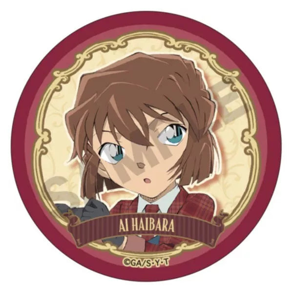 Detetive Conan Trading Tin Badge Conjunto completo de estilo britânico JAPÃO OFICIAL