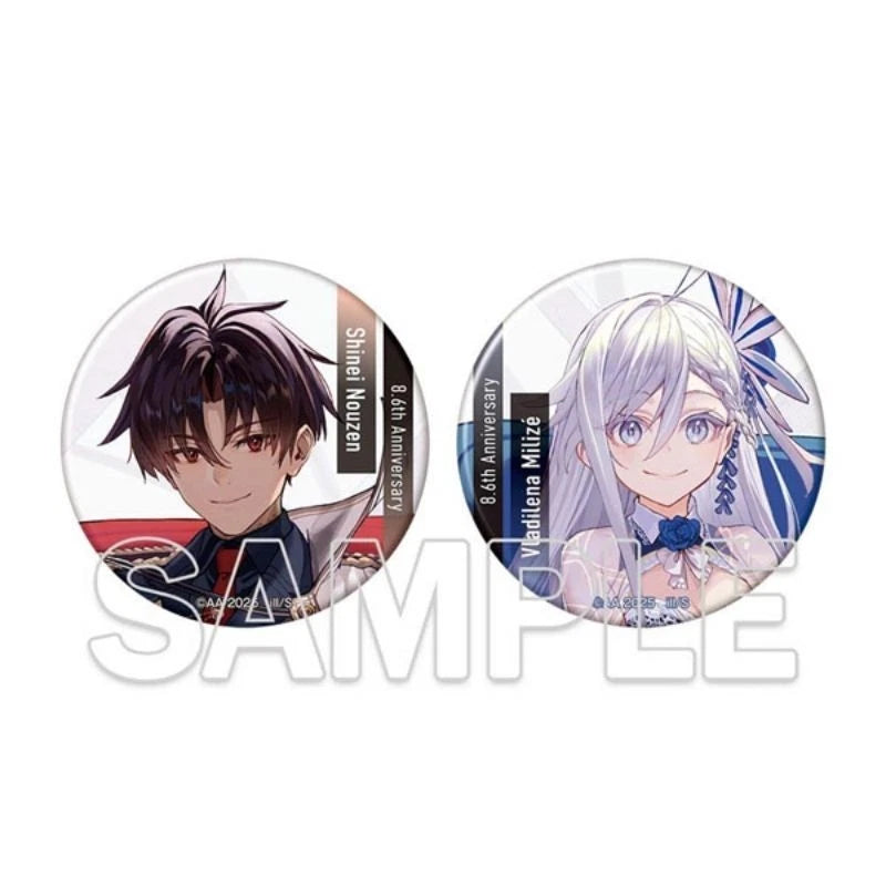 86 Eighty-Six 8.6th Anniversary Tin Badge Set JAPAN OFFICIAL
