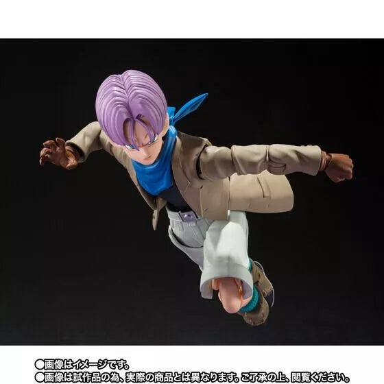 BANDAI S.H.Figuarts Dragon Ball GT Trunks GT Figura de acción OFICIAL DE JAPÓN