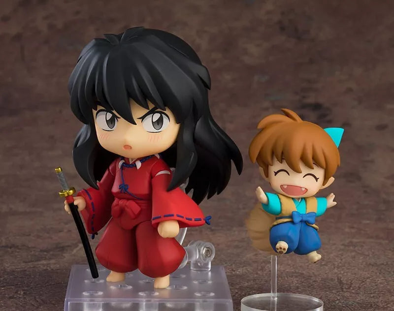 Nendoroid inuyasha nova lua ver. & Shippou ação figura Japão oficial