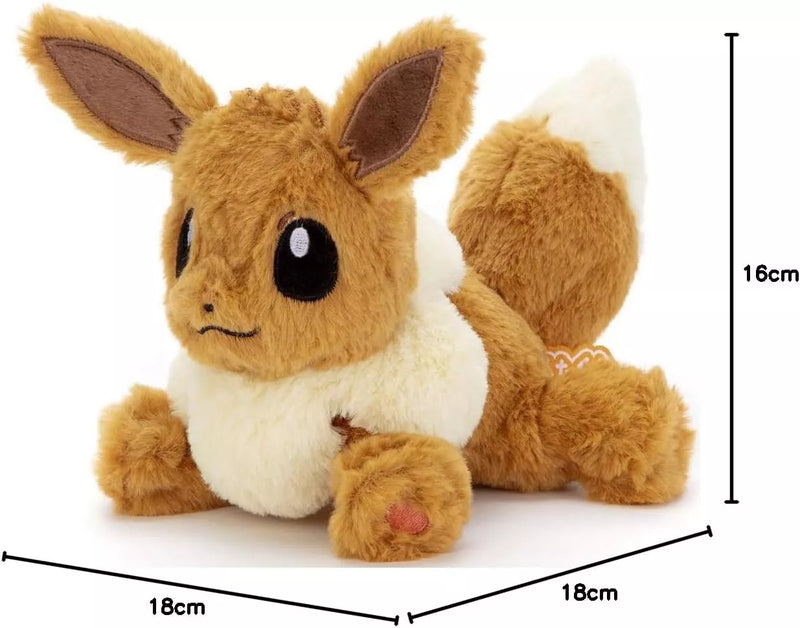 Takara Tomy Pokemon Kutakutatta Plush Doll Eevee S JAPAN OFFICIAL