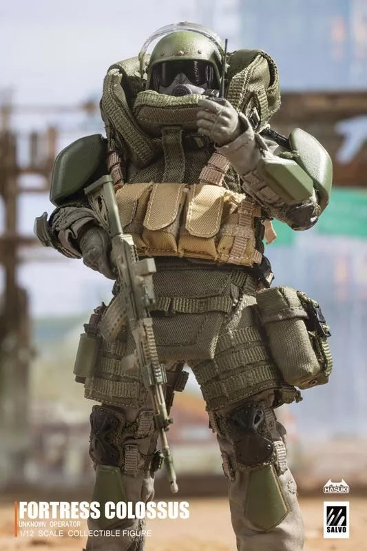 SALVO Série SA02 Fortress Colossus 1/12 Action Figure JAPÃO OFICIAL