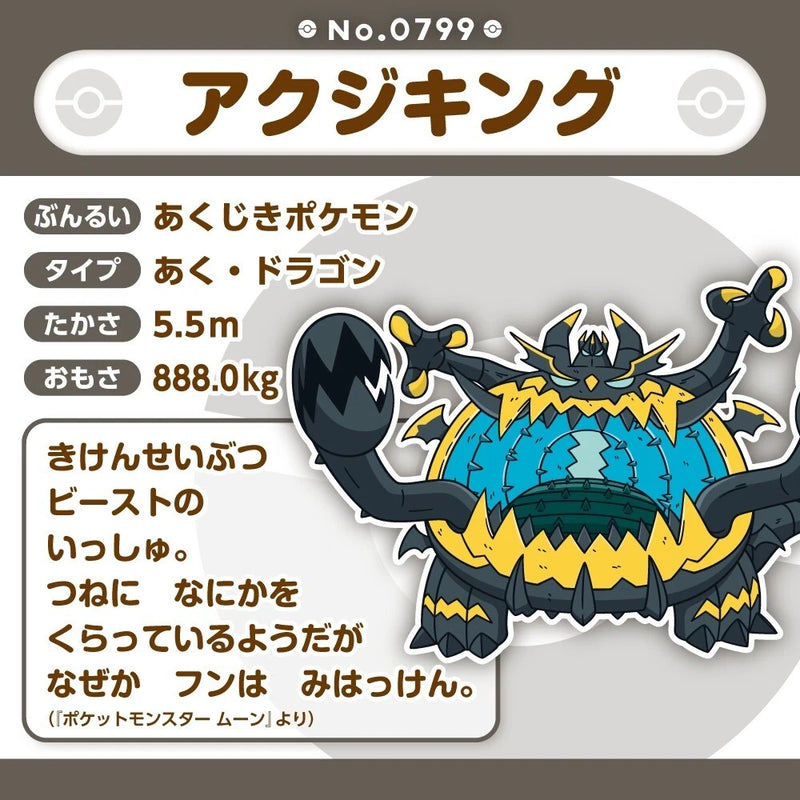 Pokemon Center Original Pokemon Fit 799 Guzzlord Peluche UFFICIALE DEL GIAPPONE