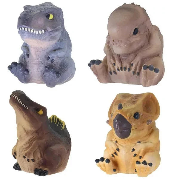 Jurassic World Rolling Soft Vinyl 1 Complete Set Figure Capsule Toy JAPAN