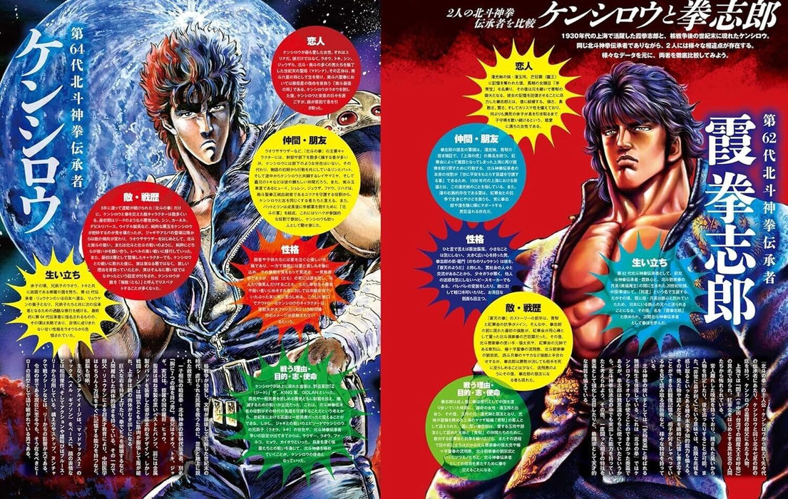Sanei Fist of the North Star Series Large Anatomy Magazine Japon Officiel