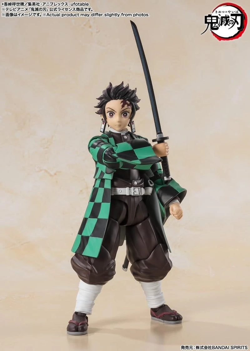 S.H.Figuarts Demon Slayer Kimetsu no Yaiba Tanjiro Kamado Action Figure JAPAN