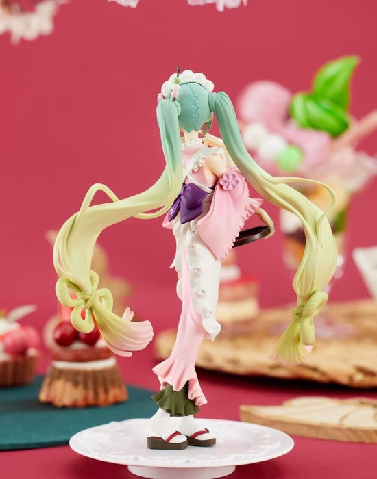 Furyu übersteigt die kreative Figur Süß Süßigkeiten Matcha Parfait Sakura Hatsune Miku