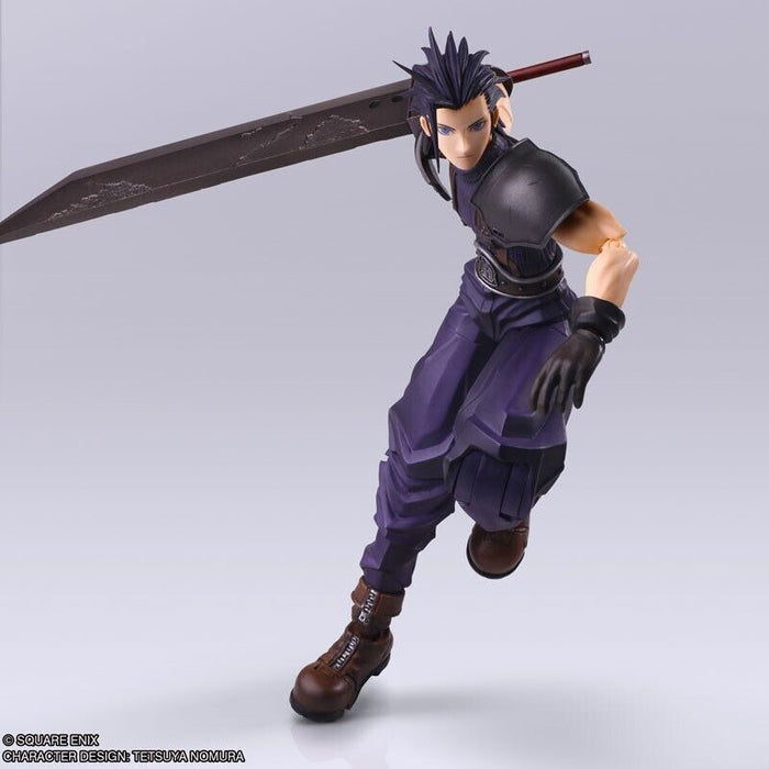 Square Enix Final Fantasy VII BRING ARTS Zack Fair Action Figure JAPAN OFFICIAL