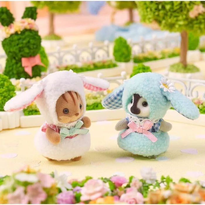 Epoch Sylvanian Families Baby Doll Pair Set Lop Ear JAPAN OFFICIAL