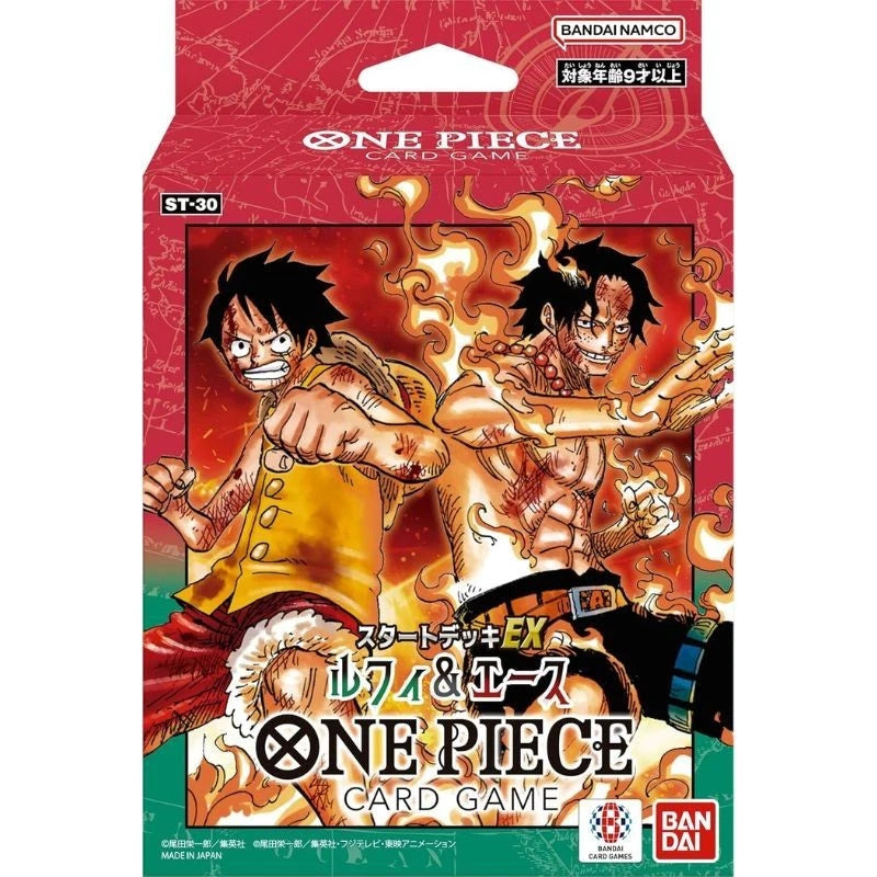 BANDAI One Piece Card Game Luffy & Ace Starter Deck ST-30 TCG JAPAN OFFICIAL BANDAI One Piece Card Game Luffy & Ace Starter Deck ST-30 TCG JAPAN OFFICIAL