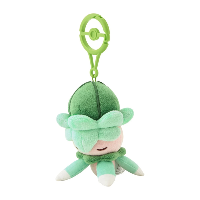 Pokemon Center Original Full Bloom Fomantis Plush Keychain JAPAN OFFICIAL