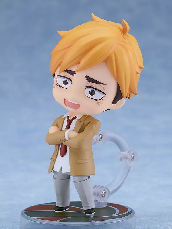 Nendoroid Haikyuu!! Uniforme escolar Atsumu Miya ver. Figura de ação JAPÃO OFICIAL