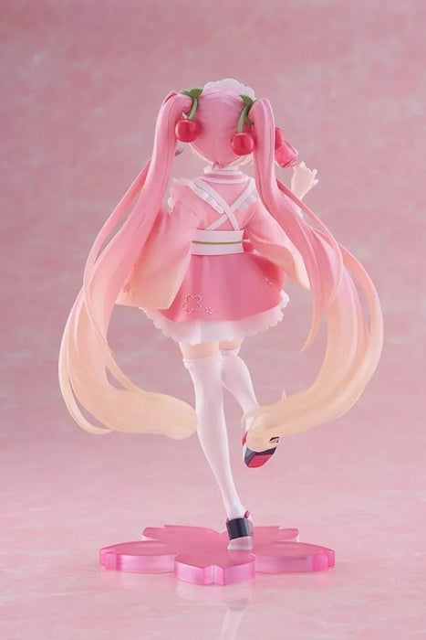 Taito Figura Coreul Hatsune miku Figura Sakura wafuu Kissa ver. Japão oficial