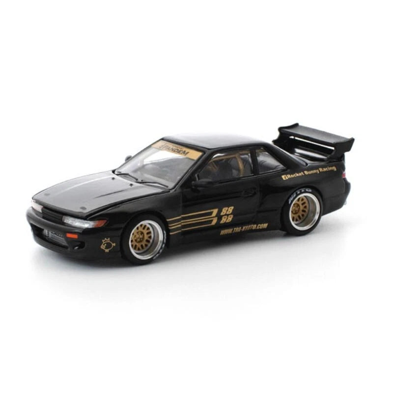 Pandem Silvia S13 Black 1/64 Miniature Car JAPAN OFFICIAL