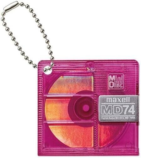 BANDAI Maxell MD Miniature Charm All 6 Type Set Capsule Toy JAPAN OFFICIAL